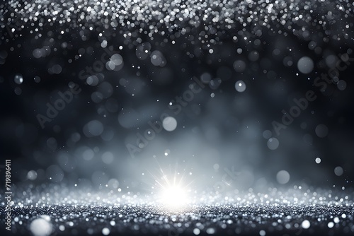 Silver glow particle