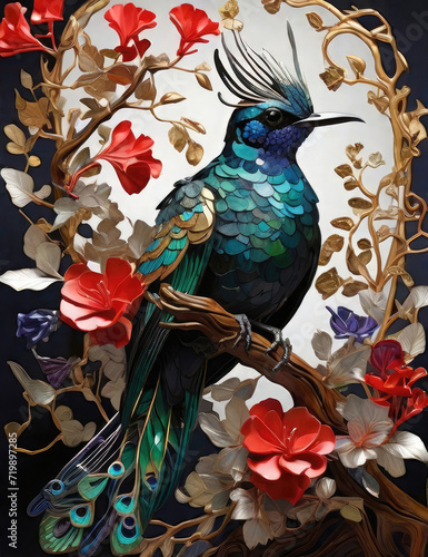 Beautiful bird in nature. © design