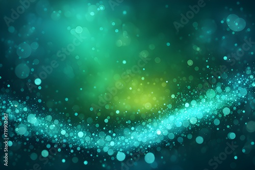 Turquoise glow particle