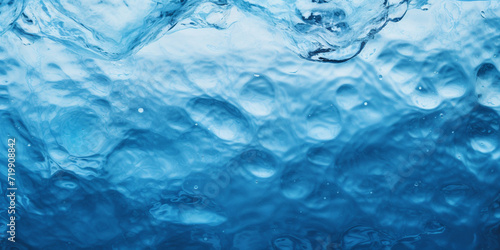 Underwater view of the water surface. Underwater background, Water texture background transparent liquid 