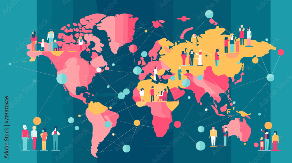 World wide business concept image. Vector illustration. World wide business concept image. Vector illustration.