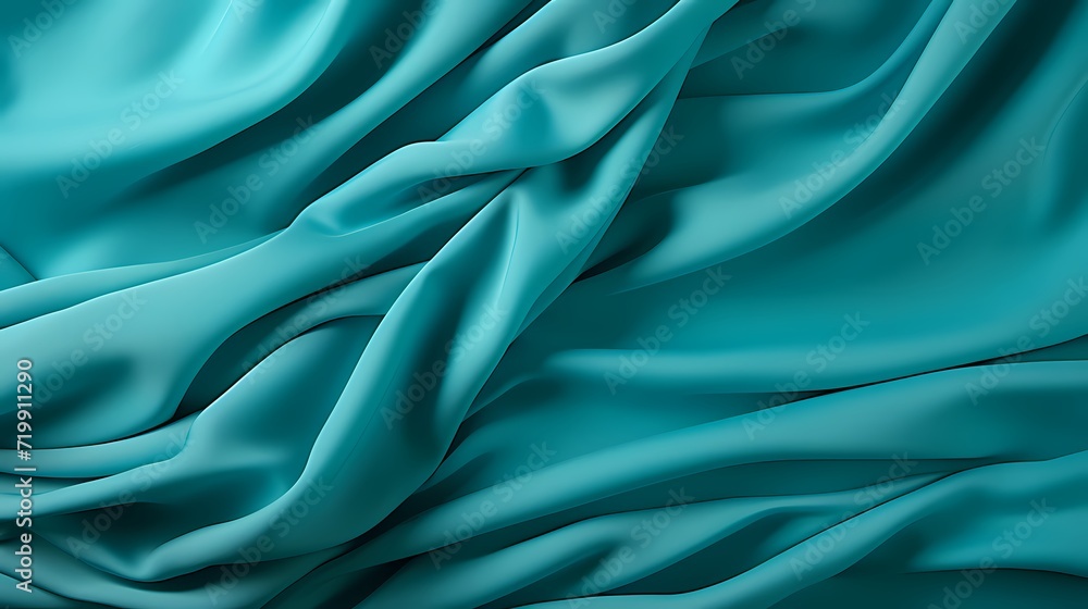 Obraz premium A brilliant turquoise solid color background