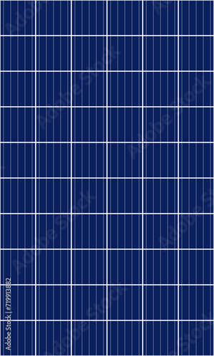 Polycrystalline solar cell panel seamless pattern. Vector Illustration.