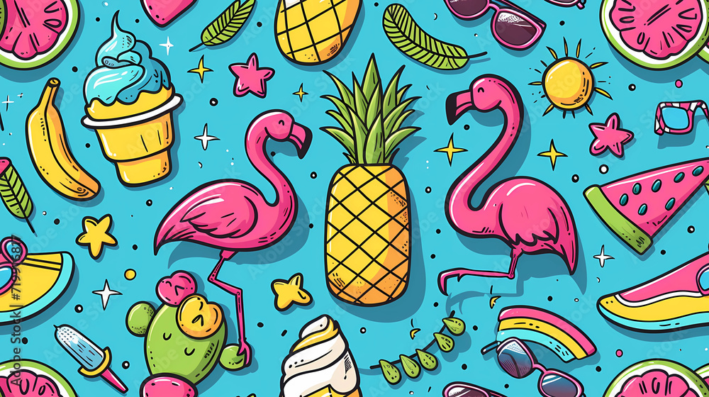 seamless pattern with birds seamless pattern with birds