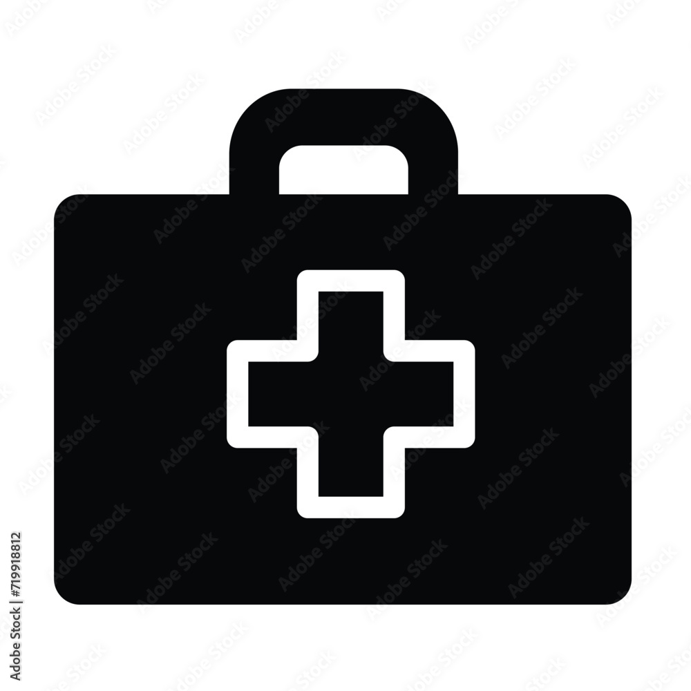 First aid box isolated on white background. Health, help and medical diagnostics concept. First aid box isolated on white background. Health, help and medical diagnostics concept.