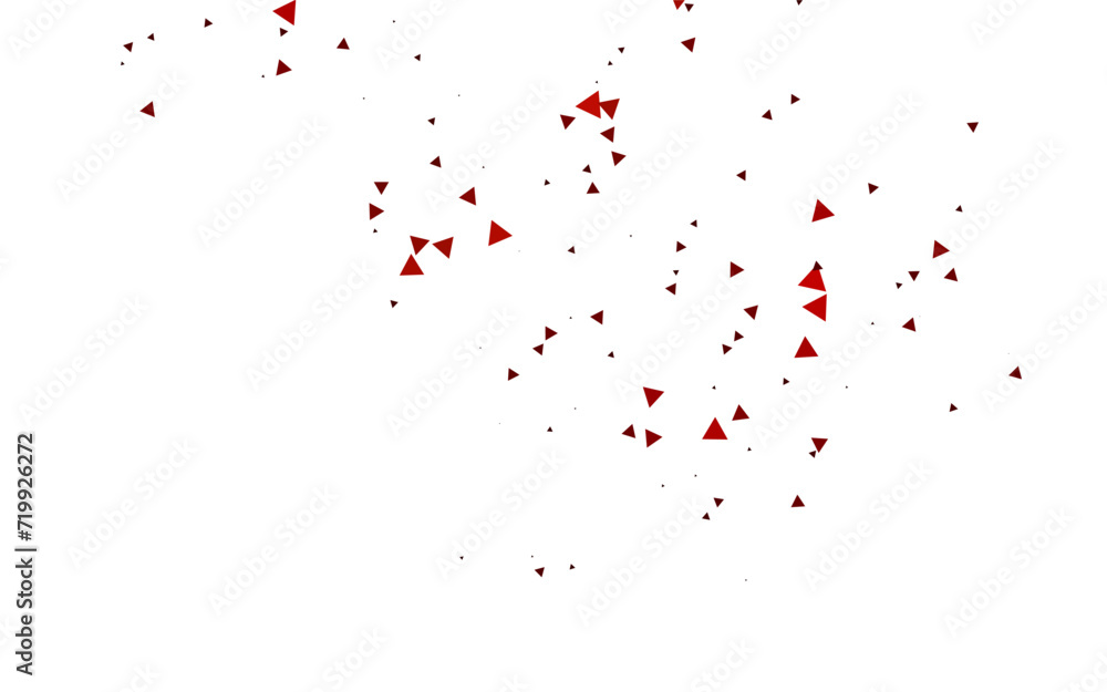 Light Red vector template with crystals, triangles. Beautiful illustration with triangles in nature style. Smart design for your business advert.