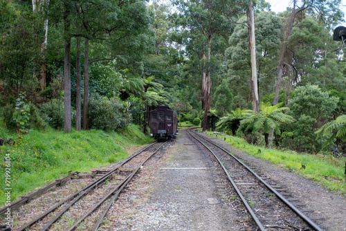 Belgrave Puffing Billy Railway Victoria Australia ベルグレイブ　パフィン　ビリー　鉄道　メルボルン　ビクトリア　オーストラリア　