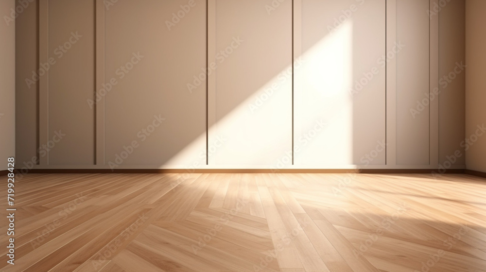 Wood table background texture. Empty space for display product. Parquet floor with Generative Ai. Wood table background texture. Empty space for display product. Parquet floor with Generative Ai.