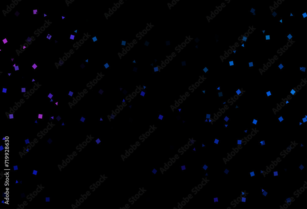 Dark Blue, Red vector pattern in polygonal style with circles. Dark Blue, Red vector pattern in polygonal style with circles.
