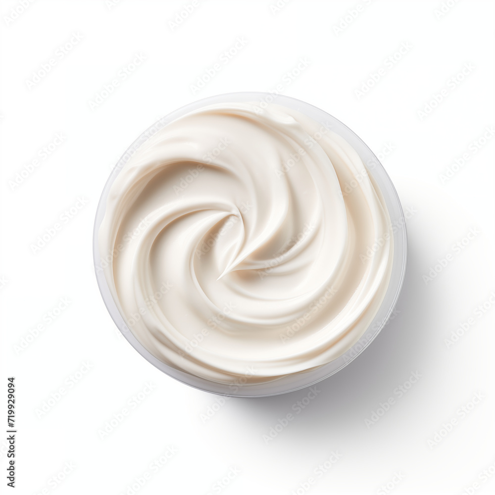 Creamy Texture Close-Up - A White, Smooth. Generative AI. Creamy Texture Close-Up - A White, Smooth. Generative AI.
