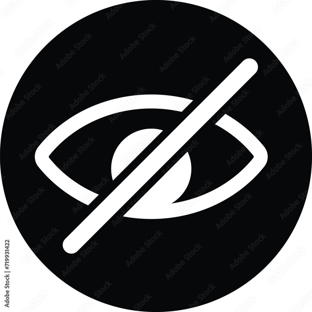Eye, close, fill icon Eye, close, fill icon