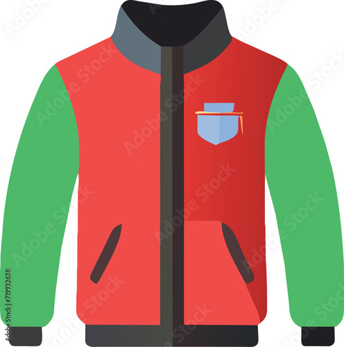 fleece jacket, icon