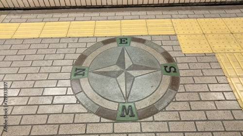 Hankyu Kawaramachi station underpass, Kyoto, Japan photo