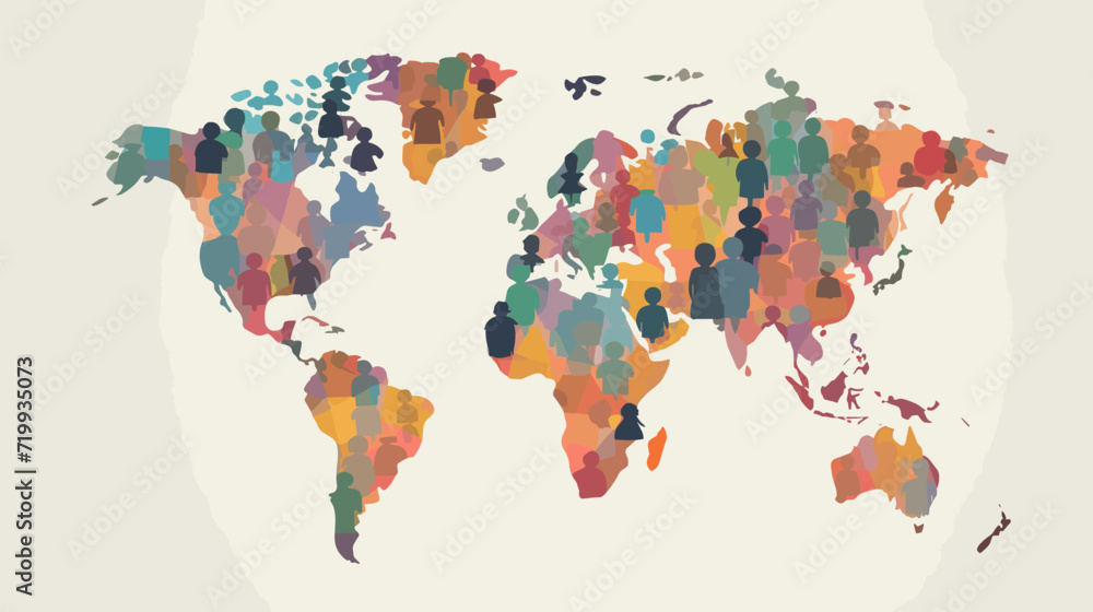 Obraz premium World wide business concept image. Vector illustration.