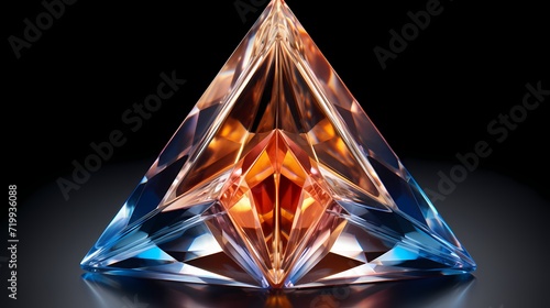 A diamond-shaped bipyramid in perfect geometric alignment --ar 16:9 --v 5.2 --s 750** - Image #1 @maliktanveer