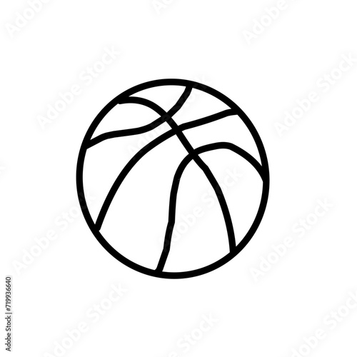 Olahraga Bola Minimal Datar Garis Vektor Ikon Set. Sepak Bola, Sepak Bola, Tenis, Golf, Bowling, Bola Basket, Hoki, Bola Voli, Rugby, Kolam Renang, Baseball, Ping Pong.