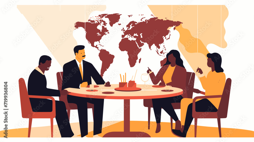 World wide business concept image. Vector illustration. World wide business concept image. Vector illustration.