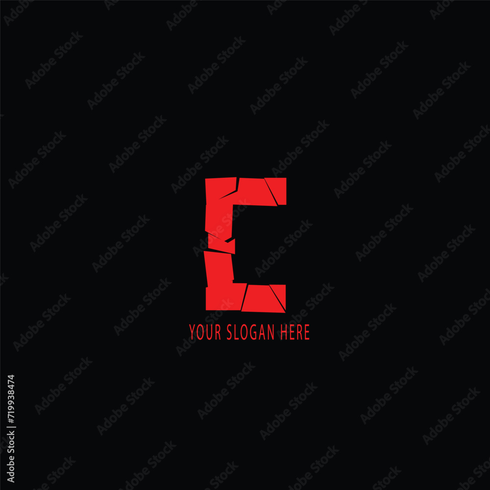 c text logo design different style c text logo design different style