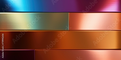 A collection of various metal plates in different colors. Versatile and suitable for a wide range of projects