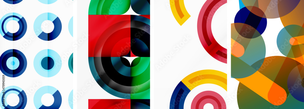Round geometric elements and circles in background design for wallpaper, business card, cover, poster, banner, brochure, header, website Round geometric elements and circles in background design for wallpaper, business card, cover, poster, banner, brochure, header, website