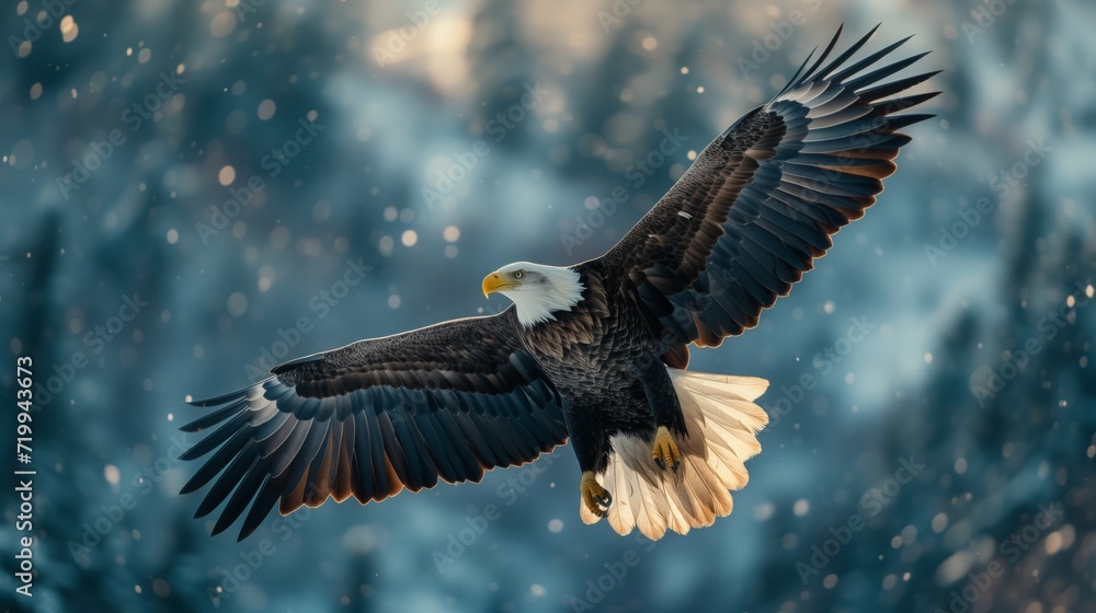 Fototapeta premium eagle in flight