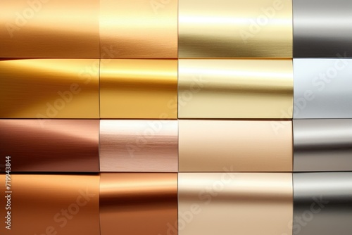 A collection of various metallic foil colors. Perfect for adding a vibrant touch to any project or design