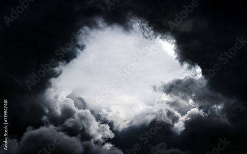 Hole in the Storm Clouds photo