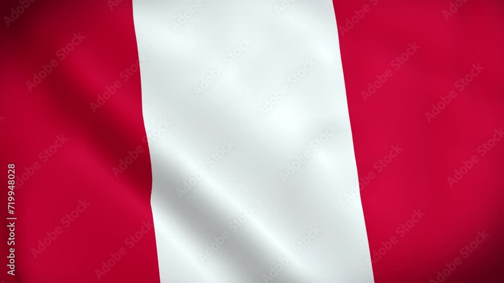 Peru flag is waving 3D animation. Peru flag waving in the wind. National flag of Peru. flag animation. high quality 4K resolution Peru flag is waving 3D animation. Peru flag waving in the wind. National flag of Peru. flag animation. high quality 4K resolution