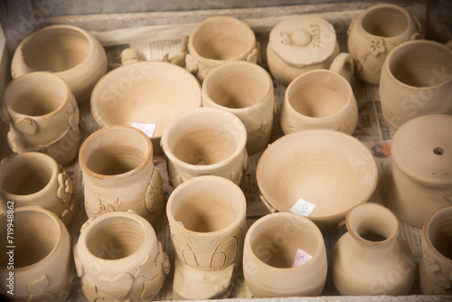 making of pottery and the production site.