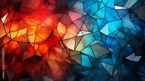 ステンドグラス風背景素材,Generative AI AI画像