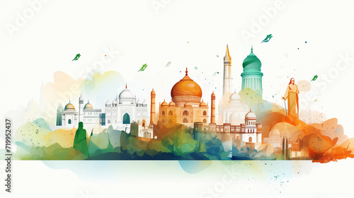 panorama of the town