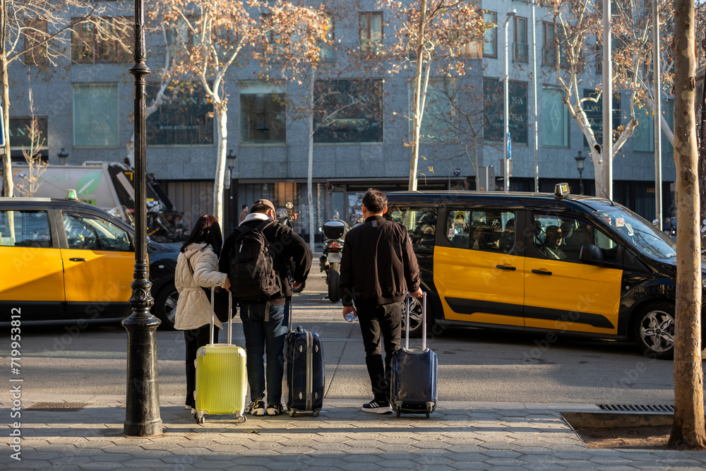 Fototapeta premium de viaje en Barcelona