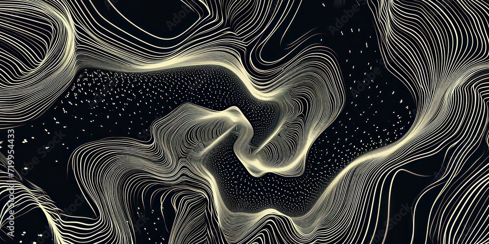 Fluidity Pattern Swirl fluid pattern emerges, with a central angle gracefully rippling ...
