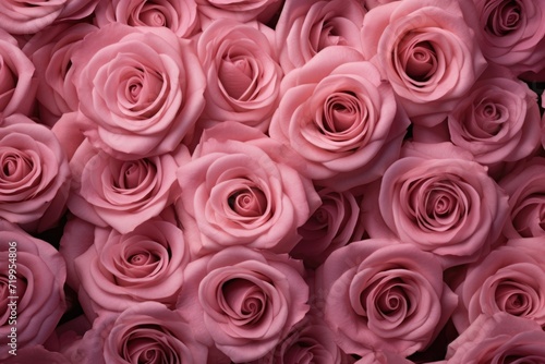 Pink rose petals for natural cosmetics