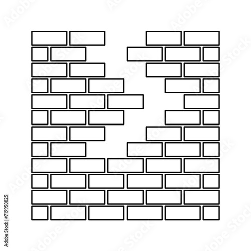 Pile of Bricks Outline