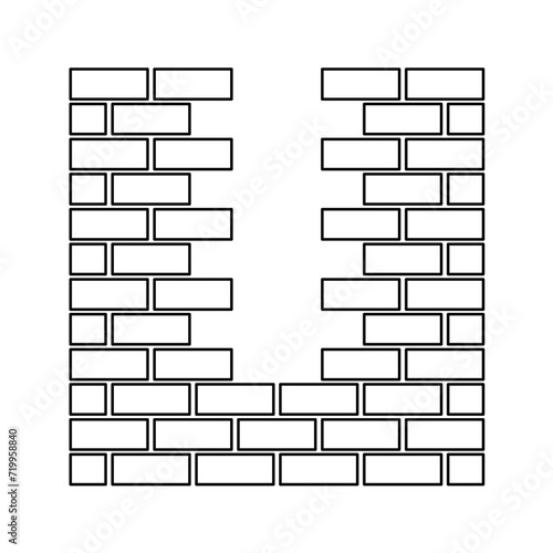 Pile of Bricks Outline