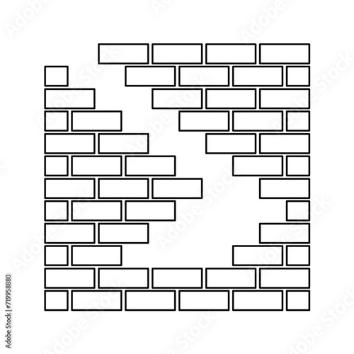 Pile of Bricks Outline