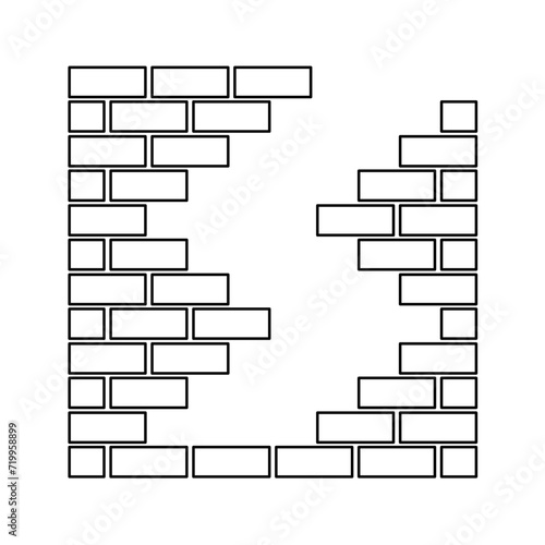 Pile of Bricks Outline