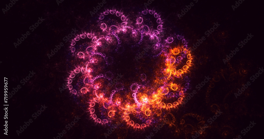 3D manual rendering abstract round hole light background 3D manual rendering abstract round hole light background