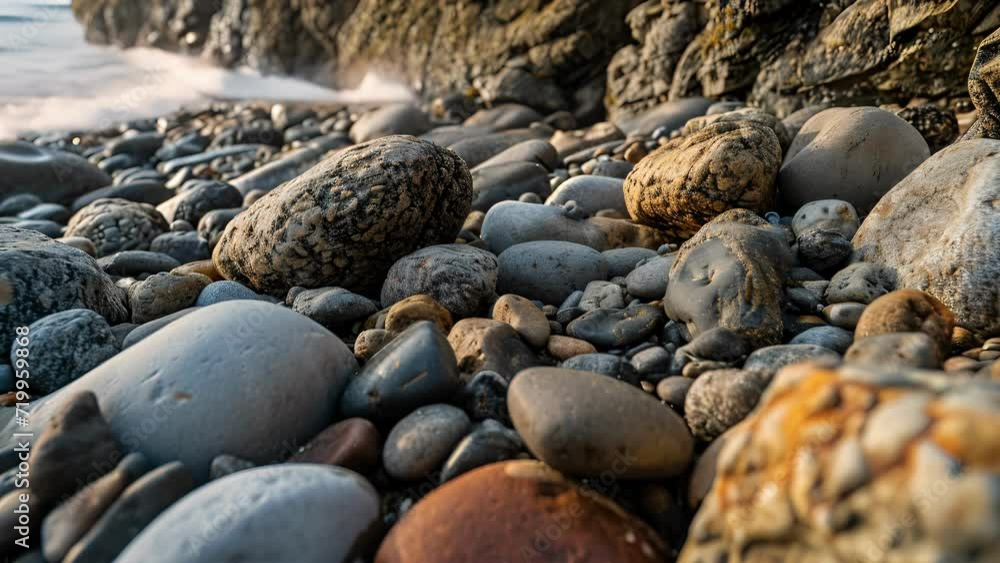 The rocks are different sizes and shapes, creating a unique and intricate structure. The rocks are different sizes and shapes, creating a unique and intricate structure.