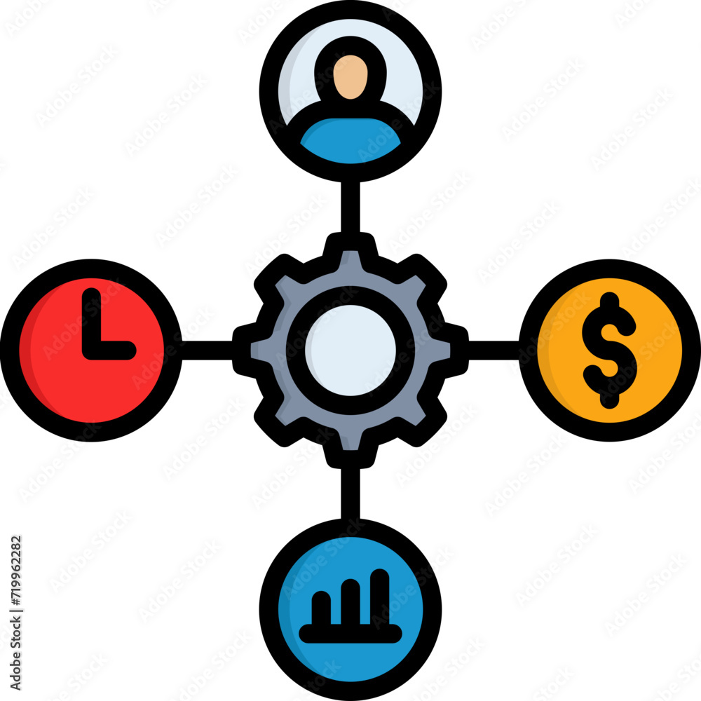 Project Management Icon Project Management Icon