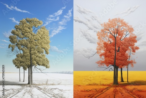 Seasonal Changes: Paintings that might indicate the changing seasons. © ToonArt