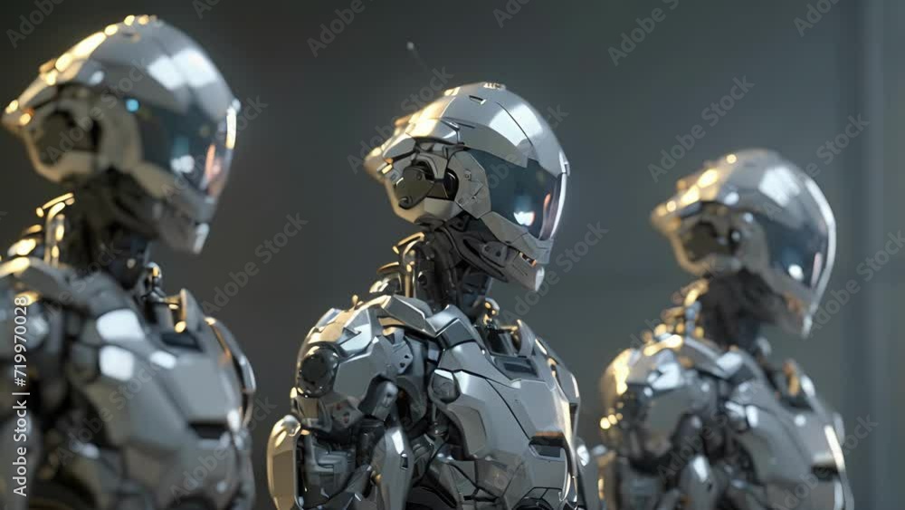 Cartoon digital avatars of Steel Sentinel Cartoon digital avatars of Steel Sentinel