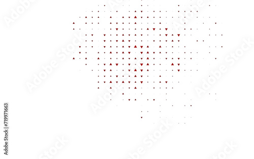 Light Red vector background with triangles. Glitter abstract illustration with triangular shapes. Pattern for busines ad, booklets, leaflets