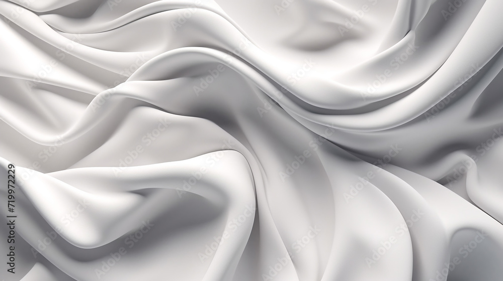 Obraz premium abstract background with folded textile white.