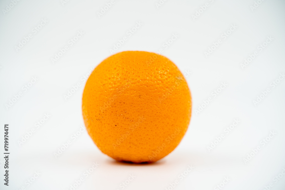 Orange close up on white background isolated. Orange close up on white background isolated.