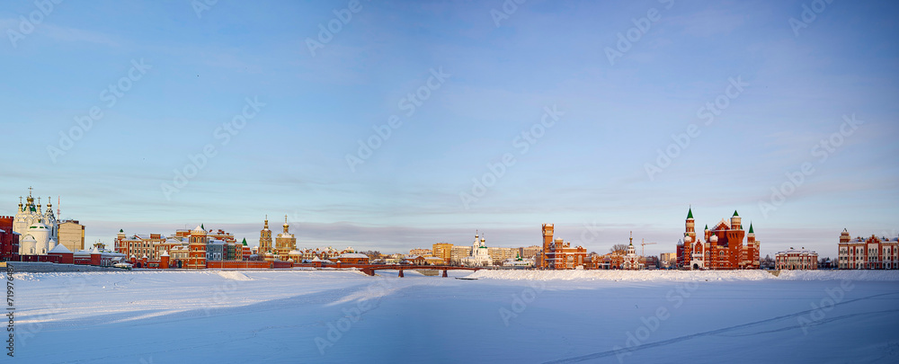 panorama in winter