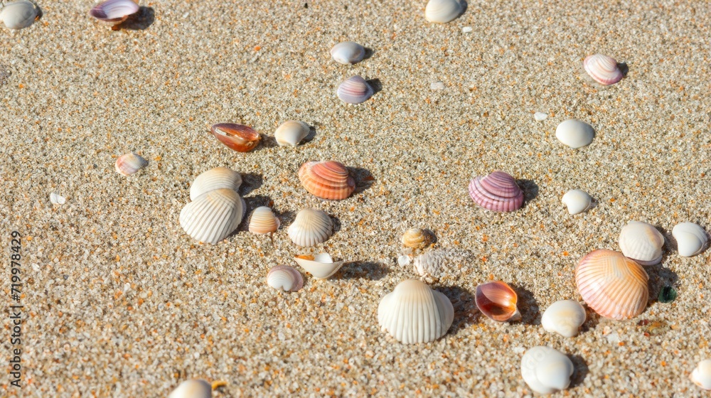 shells on the beach, shells at white sand shells on the beach, shells at white sand