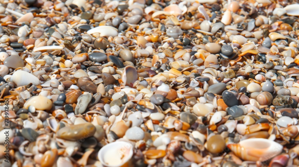 sea shells background, sea shell on the beach