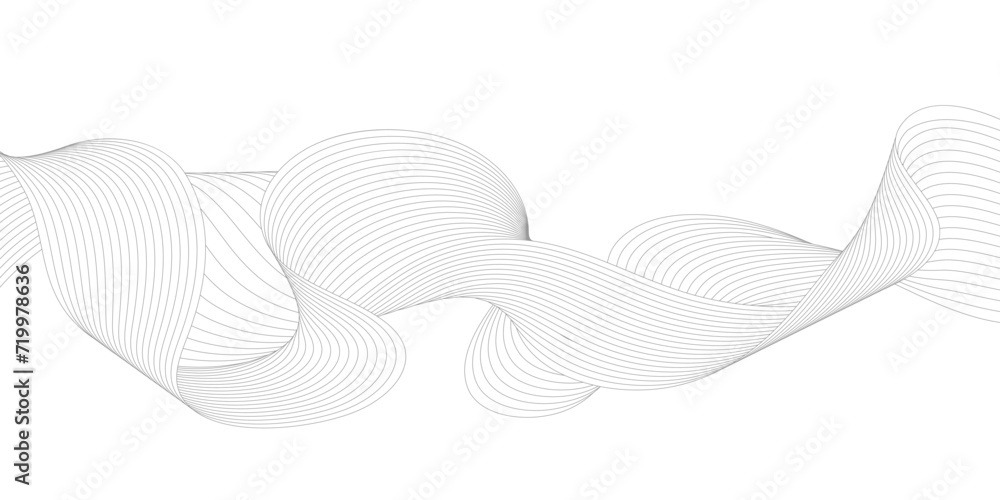 A pattern of smooth wavy lines. A template for creating a creative design. Vector illustration A pattern of smooth wavy lines. A template for creating a creative design. Vector illustration